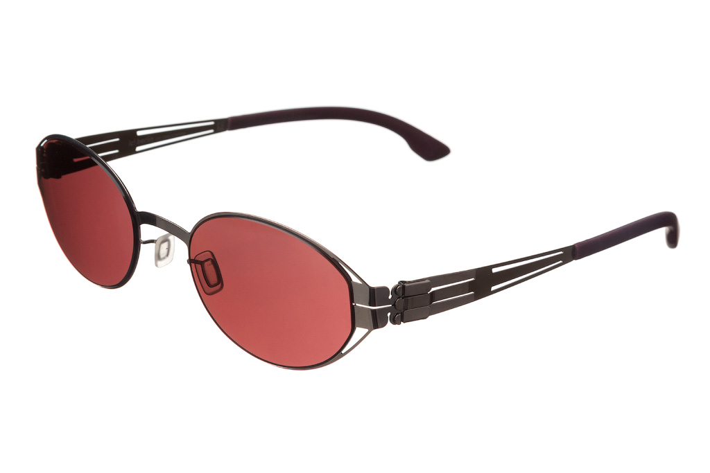 IC BERLIN IB-NOEMI :Shiny-Graphite :Dark Red 54 очки с/з